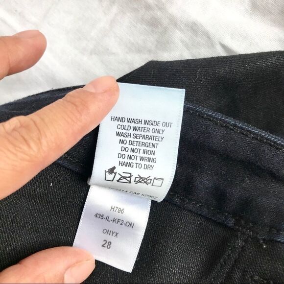 Habitual Onyx Waxy Shiny legging jeans Size 28 - Picture 12 of 13